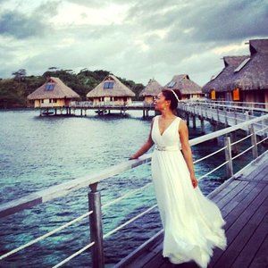 ***SOLD***Badgley Mischka White Maxi Dress